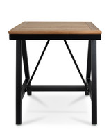 Harper Aluminium Bar Leaner Base - 790*790*90H, Black