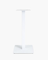 Konus Bar Leaner Base - 50 Sq X 105Cm H, White