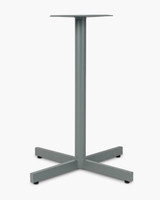 Star  Aluminium Bar Leaner Base - 90H, Silver