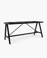 Harper Aluminium Bar Leaner Base - 1990*790*90H, Black