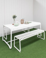 Atticus Bench Seat - White