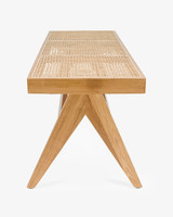 Lillian Bench Seat - Natural, Cane Seat