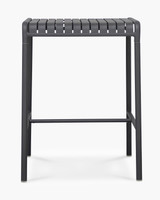 Atticus Outdoor Aluminium Bar Leaner - 74X77 105H, Charcoal