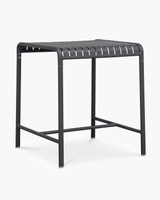 Atticus Outdoor Aluminium Bar Leaner -74X77 90H, Charcoal
