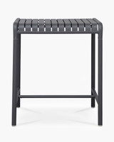 Atticus Outdoor Aluminium Bar Leaner -74X77 90H, Charcoal
