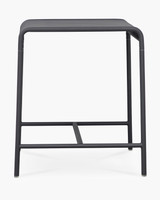 Atticus Outdoor Aluminium Bar Leaner -74X77 90H, Charcoal