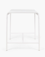 Atticus Outdoor Aluminium Bar Leaner - 74X77 90H, White