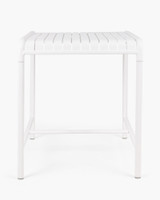 Atticus Outdoor Aluminium Bar Leaner - 74X77 90H, White