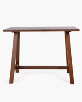 Idaho Oak Bar Leaner - 140X70Cm 105H, Dark Oak