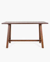 Idaho Oak Bar Leaner - 180X80Cm 105H, Dark Oak