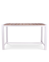 Karaka Outdoor Bar Leaner - 160X80Cm 90H, White