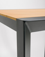 Karaka Outdoor Bar Leaner - 200X80Cm 90H, Charcoal