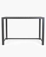 Raglan Outdoor Bar Leaner - 160X80Cm 105 H, Charcoal