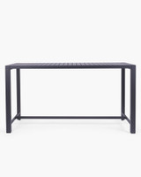 Raglan Outdoor Bar Leaner 200X80Cm 105H, Charcoal