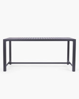 Raglan Outdoor Bar Leaner - 200X80Cm 90H, Charcoal