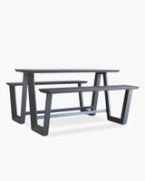 Tahoe Outdoor Bar Leaner - 160X83 90H, Charcoal