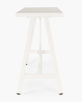 Kingston Outdoor Bar Leaner - 160X60Cm 105 H, White