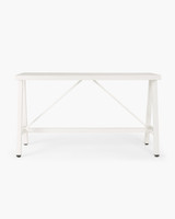 Kingston Outdoor Bar Leaner - 160X60Cm 90 H, White
