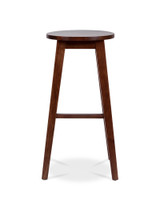 Albert Bar Stool - Walnut, 75Cm