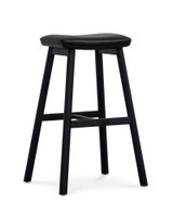 Archie Bar Stool - Black, 75Cm