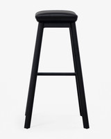 Archie Bar Stool - Black, 75Cm