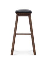 Archie Bar Stool - Walnut, 75Cm