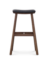 Archie Bar Stool - Walnut, 75Cm