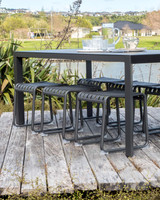 Atticus Bar Stool - Charcoal, 45 Cm