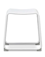 Atticus Bar Stool - White, 45 Cm