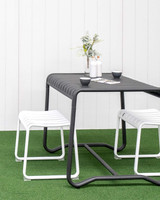 Atticus Bar Stool - White, 45 Cm