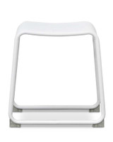 Atticus Bar Stool - White, 45 Cm