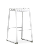 Atticus Bar Stool - White, 75 Cm