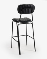 Barry Bar Stool - Black, 75Cm