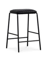Bruce Bar Stool - Black, 65Cm