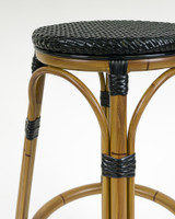 Cannes Barstool - Pure Black, 46Cm