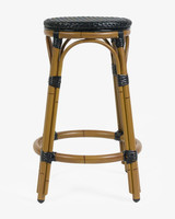 Cannes Barstool - Pure Black, 65Cm