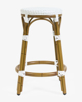 Cannes Barstool - Pure White, 65Cm