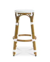 Cannes Barstool - Pure White, 77Cm