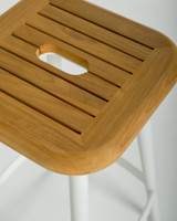 Denver Bar Stool - White, 65Cm