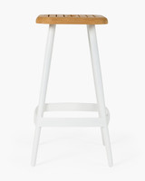 Denver Bar Stool - White, 65Cm
