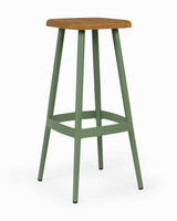 Denver Bar Stool - Green, 76cm