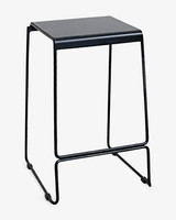 Detroit Wire Bar Stool - Matt Black 65Cm