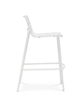 Frankie Bar Stool - White, 75Cm