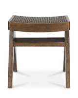 Harriet Barstool - Walnut With Cane Seat, 45Cm