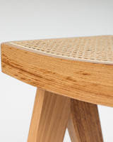 Harriet Barstool - Natural With Cane Seat, 65Cm