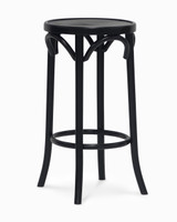 Hoop Bar Stool - Black, 68Cm
