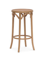 Hoop Bar Stool - Natural, 68Cm