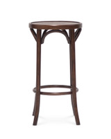 Hoop Bar Stool - Walnut, 68Cm