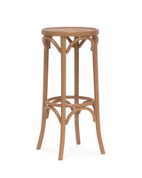 Hoop Barstool - Natural 80Cm
