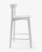 Icho Bar Stool - White, 65Cm